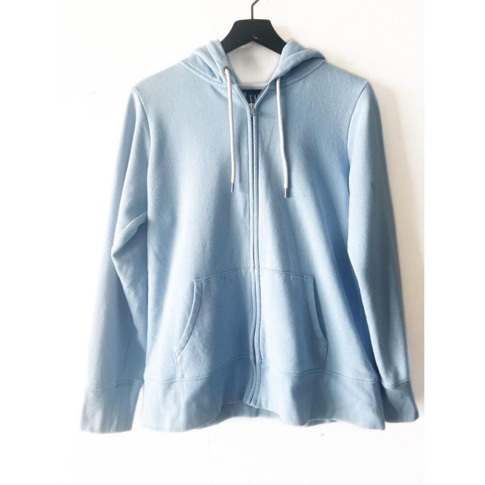 Gap Blue Zip Up Hoodie Women's Size M